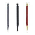 Hexagonal Design rétro Copper Pen Luxury Twist Metal Ball stylos avec logo personnalisé